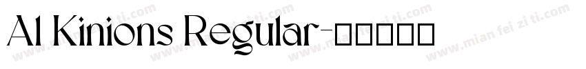 Al Kinions Regular字体转换